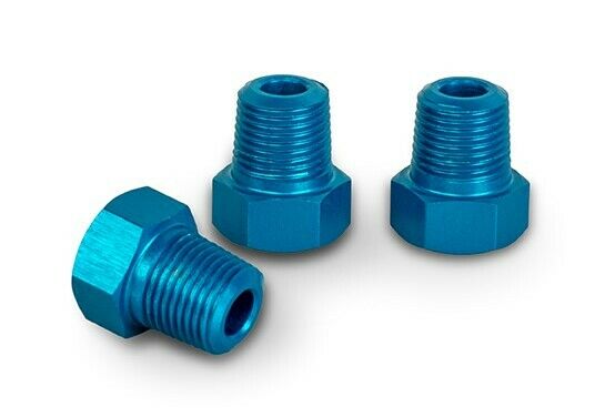 1/8 NPT -BLUE - Hex SOCKET BLANKING PLUG 3pcs